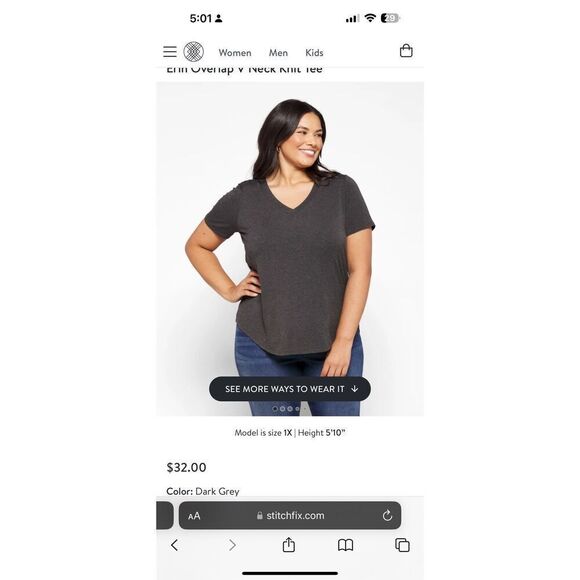 market and spruce overlap tshirt - Picture 3 of 4